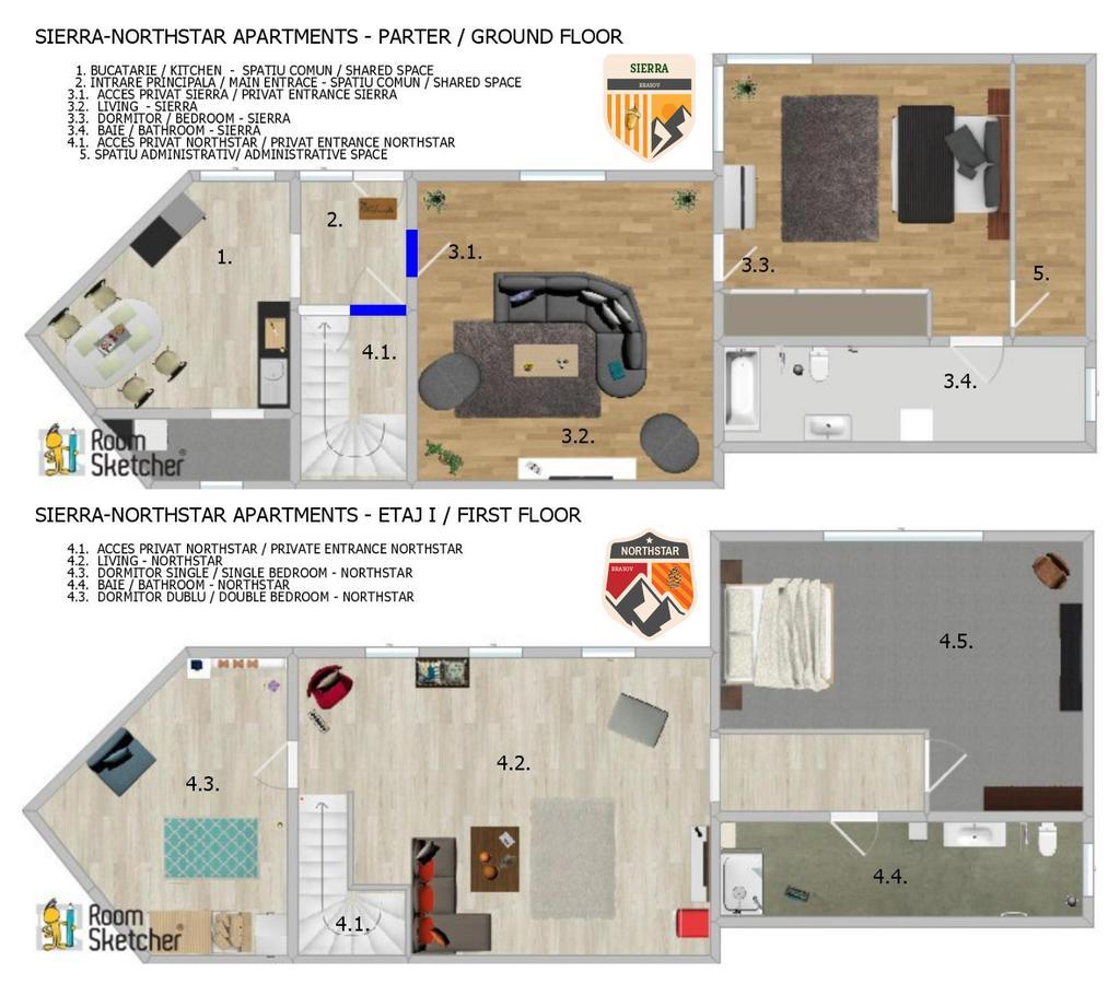 Sierra - Northstar Apartments ブラショフ エクステリア 写真